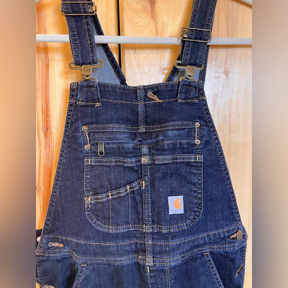 Carhartt Dark Indigo Denim Overalls